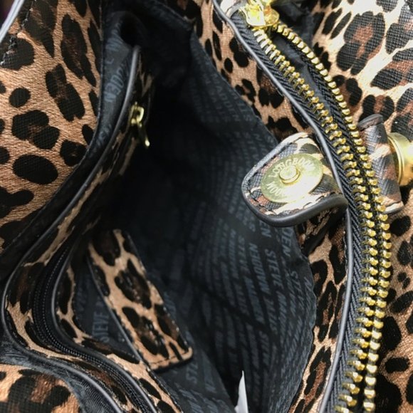 Steve Madden Leopard Women's Mini Btracy Mini Tote - Picture 9 of 13